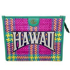 GUCCI/グッチ】 2023年限定 ハワイロゴ クラッチバッグ 744973