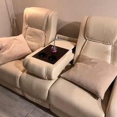 【破格】電動リクライニング　3人がけソファ