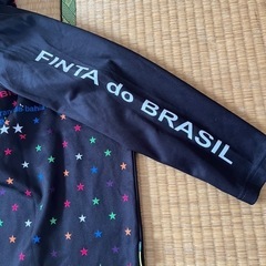 FINTA サッカー　フットサル　シャツ　練習着　七分袖　プラクティスシャツ　黄色　青色　Mサイズ　の画像