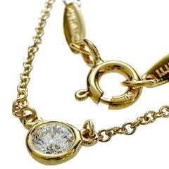 【TIFFANY&Co./ティファニー】 ダイヤモンド推定 0.1ct ネックレス バイザヤード K18ゴールド 18金 1.8g 41cm レディース【中古】【真子質店】【BL】【DxK】の画像