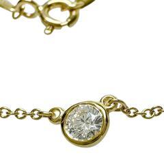 【TIFFANY&Co./ティファニー】 ダイヤモンド推定 0.1ct ネックレス バイザヤード K18ゴールド 18金 1.8g 41cm レディース【中古】【真子質店】【BL】【DxK】の画像