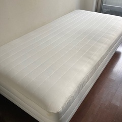 美品 無印良品 脚付マットレス シングル