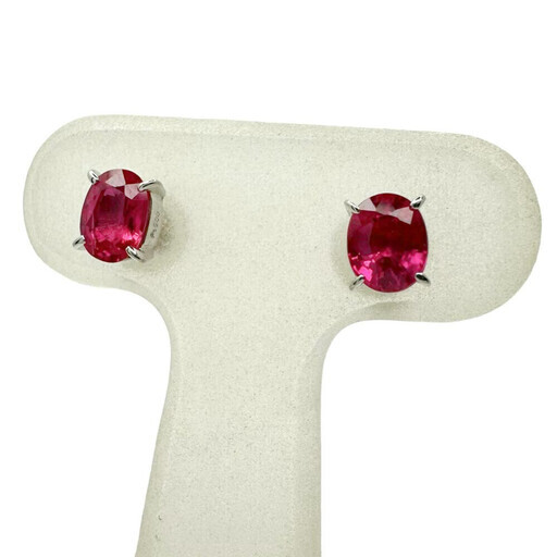 ミステリーセッティングルビー 0.80ct ダイヤモンド 0.05ct ペンダント