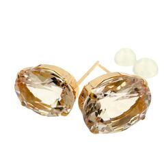 モルガナイト 2.40/2.20ct ピアス K18PGピンクゴールド 18金 1.8g