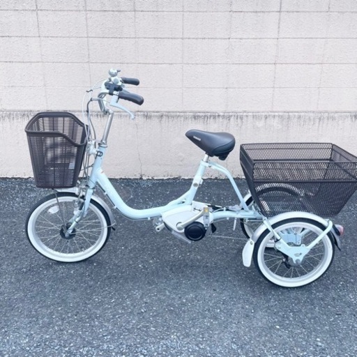 【バッテリー大容量】ヤマハ　電動アシスト三輪車　３段ギア　前輪20　後輪16インチ　自転車　GM23