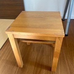 無印良品　オーク材サイドテーブル　全2脚　