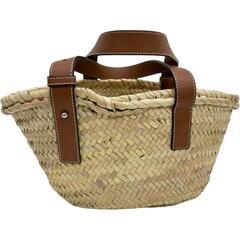 LOEWE/ロエベ】 バスケットバッグ スモール ハンドバッグ ラフィア