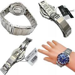 【CITIZEN/シチズン】 シリーズ8 NB6030-59L  メカニカルGMT　ペプシカラー 腕時計 ステンレススチール 自動巻き/オートマ 紺文字盤/青赤ベゼル メンズ【中古】【真子質店】【GD】【ITYMo】の画像