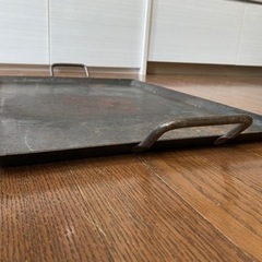BBQ用鉄板　アウトドア　キャンプの画像