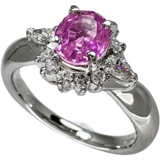 【専用】RiSaO＊様　ピンクアメジスト 切子カービング ヘキサゴン アラベスク ピンクサファイア 白いダイヤ使用 – AYAKO SAKURAI（櫻井