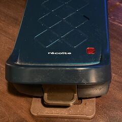 recolte プレスサンドメーカー　ホットサンド焼成機器　ネイビー　レコルトの画像