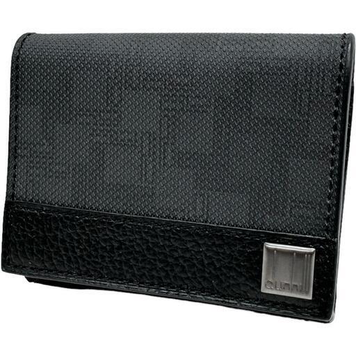 Dunhill/ダンヒル】 コインケース PVC/レザー グレー/ブラック