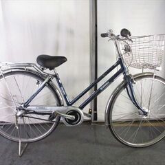 Ｄ464　★限定特価　整備済み★マルイシ　SHAREX　ベルト　ブルー★ 中古自転車 【27インチ 】の画像