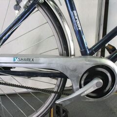 Ｄ464　★限定特価　整備済み★マルイシ　SHAREX　ベルト　ブルー★ 中古自転車 【27インチ 】の画像