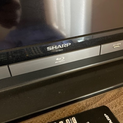SHARP   ブルーレイ内蔵AQUOS 40型　2015年製