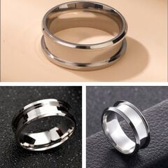 シンプルシルバーリング（新品）26号/お買い得の画像