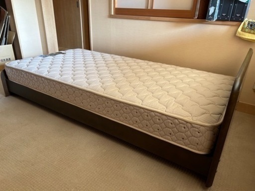 【4/21まで　美品】フランスベッド　マットレス&フレーム　シングル