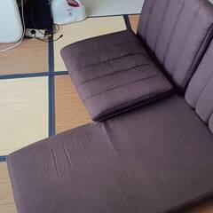 【美品】フルフラット可！座椅子2個セットをお譲りします。の画像