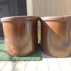 土管型　筒壺　メダカ、金魚鉢、ガーデニングなどに