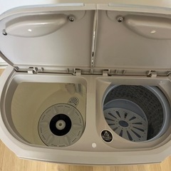 取引中2022年製、3.6kg 小型 二層式洗濯機  TOM-05 シービージャパン ウォッシュマン ステンレス脱水槽 セカンドランドリーの画像