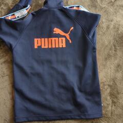 PUMA　ジャージ　140cm　紺✕オレンジの画像