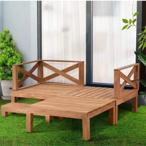 天然木　ウッドデッキ