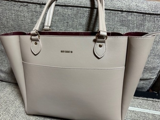 マリークワントフリップサイドデイジートート（ベージュ）