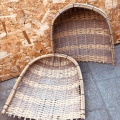 古道具★竹製手箕(各200円