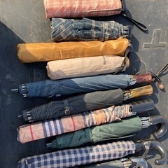 折りたたみ傘　色々　古い　中古　まとめての画像