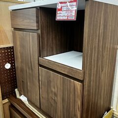 💕新品家具💕大川家具💕キッチンカウンター💕レンジボード💕食器棚💕80幅💕キッチンボード💕💕No.549● ※現金、クレジット、スマホ決済対応※の画像