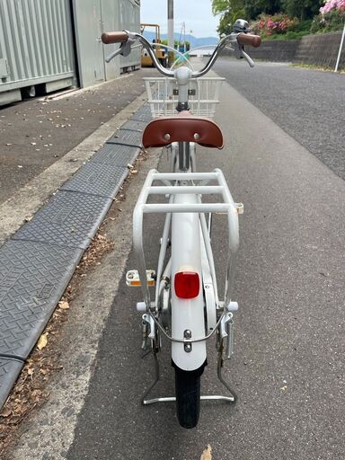キッズバイク 自転車 18インチ アンダーペリー 登録解除済み 白 かわいい 室内保管