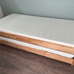 家具 ベッド シングルベッド　x2