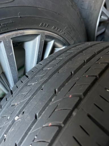 アウトランダーPHEV　GG3W　純正ホイール・タイヤ・ナット　4本セット　　225/55/R18