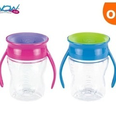 ワオカップ ベビー WOW CUP 　倒してもこぼれにくいベビーボトル