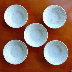 SAINTCHINA　陶器　花柄中鉢 5客 (33客まで可) セット