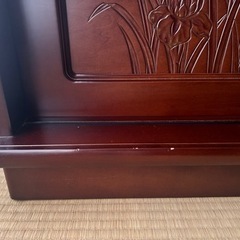 高級家具ブランド　モリシゲの飾り棚の画像