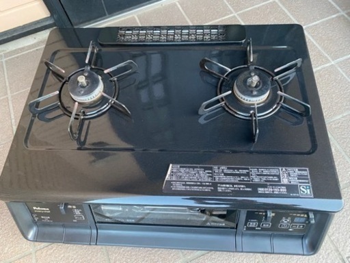 2019年製?ガスコンロ（ガステーブル）パロマPA-360WA-R水無し両面焼きグリル 都市ガス用右大バーナー(0410c)