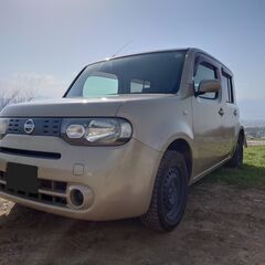 日産 キューブ クラフトダンボールメタリック(ベージュ)  車検...
