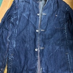 Dwplデニムジャケット　ダメージ加工の画像