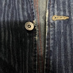 Dwplデニムジャケット　ダメージ加工の画像