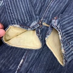 Dwplデニムジャケット　ダメージ加工の画像