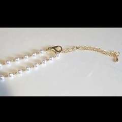 男女兼用 パールネックレスの画像