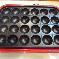 ROOMMATE 3ウェイ ホットプレート EB-RM8600H-RD 赤 焼肉/たこ焼き/平面プレート 外箱付き 調理家電 札幌市東区 新道東店の画像