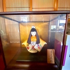 今月まで　松戸市　超美人！京春人形　日本人形　ガラスケースあり　...
