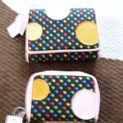 ドット柄財布2個セット　新品