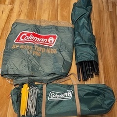 【値下げ】コールマンタフドームテント&タープ　キャンプセット　の画像