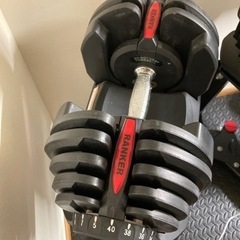 可変式ダンベル(40kg×2セット)、角度調整式ベンチ1台セット