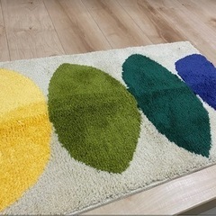 カラフル洗える玄関マット50×80cmの画像