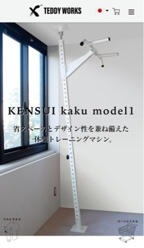 KENSUI 懸垂バー テディワークス スポーツ フィットネス、トレーニング