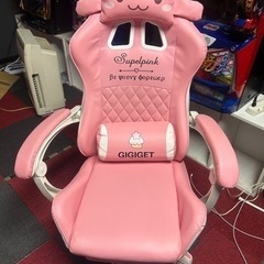 シナモンロール　ピンク　ゲーミングチェア